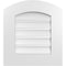 Ekena Millwork Arch Top Surface Mount PVC Gable Vent: Non-Functional, w/ 3-1/2"W x 1"P Standard Frame, 18"W x 18"H GVPAR18X1801SN - alternate 1
